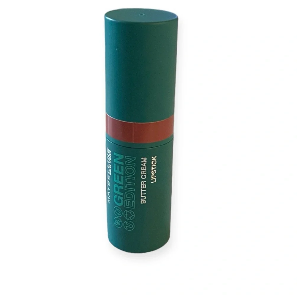 💎 Maybelline NY Green Edition Butter Cream Pigment Lipstick 011 Glacie
